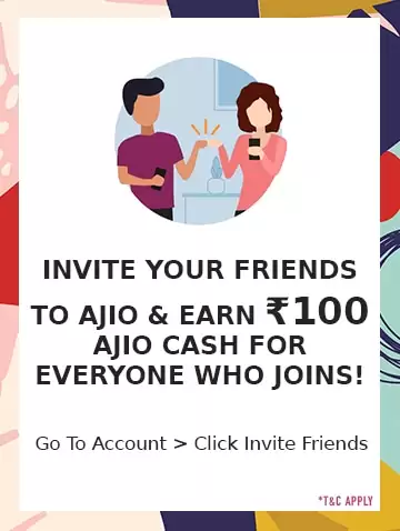 Invite Friedns To Ajio Get Rs.100 Cash At Ajio Deal Page