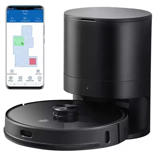 Pay Only $312.99 For Proscenic M7 Pro Lds Robot Vacuum Cleaner With Intelligent Dust Collector, Laser Navigation, 2700pa Powerful Suction, App & Alexa Control, Multi Mapping, Ideal For Pets Hair, Carpets And Hard Floors - Black With This Coupon Code At Geekbuying