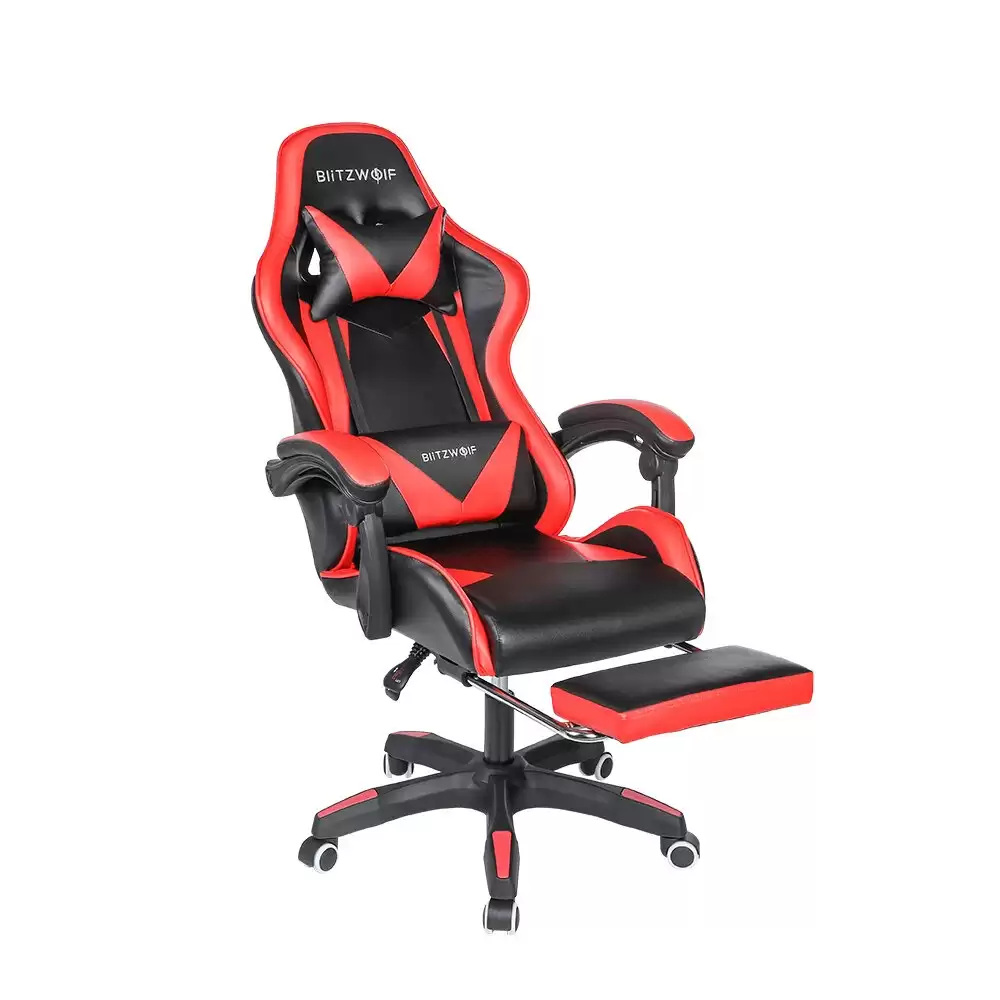 Order In Just $105.99 Blitzwolf Bw-gc1 Gaming Chair Ergonomic Design 150°reclining Detachable Pillows Footrest Integrated Armrest Home Office With This Coupon At Banggood
