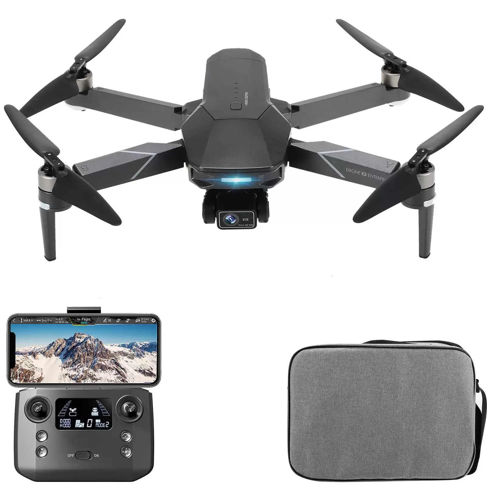 Take Additional $10 Discount On Visuo K3 5g Wifi Fpv Gps Eis 2.7k Camera Rc Drone With This Discount Coupon At Tomtop