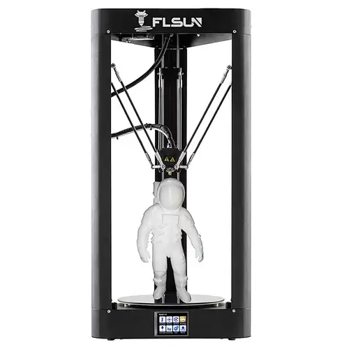 Pay Only $325.99 For Flsun Qq-s Pro Delta 3d Printer, Pre-assembled, Auto Leveling, Lattice Glass Platform, Touch Screen, 255mm X 360mm With This Coupon Code At Geekbuying