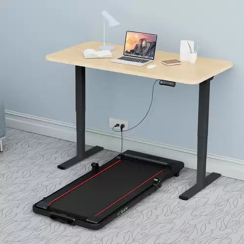 $6 Off For Acgam Et225e Electric Dual-motor Three-stage Legs Height Adjustable Desk Frame Black + Acgam 120*60*1.8 Cm Table Top White With This Discount Coupon At Geekbuying