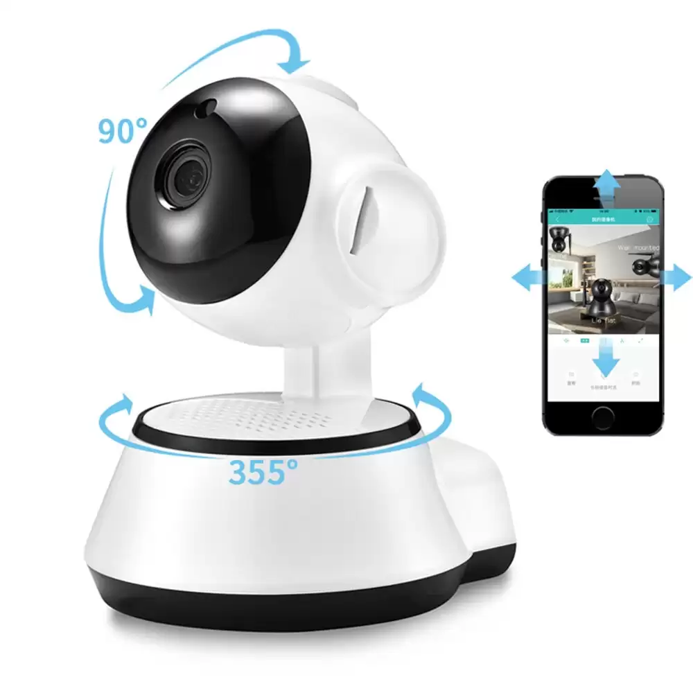 Order In Just $15.88 Xiaovv Q6s Smart 360° Ptz Panoramic 720p Wifi Baby Monitor H.264 Onvif Two Way Audio Security Ip Camera With Moving Detection Night Vision - Eu Plug With This Coupon At Banggood