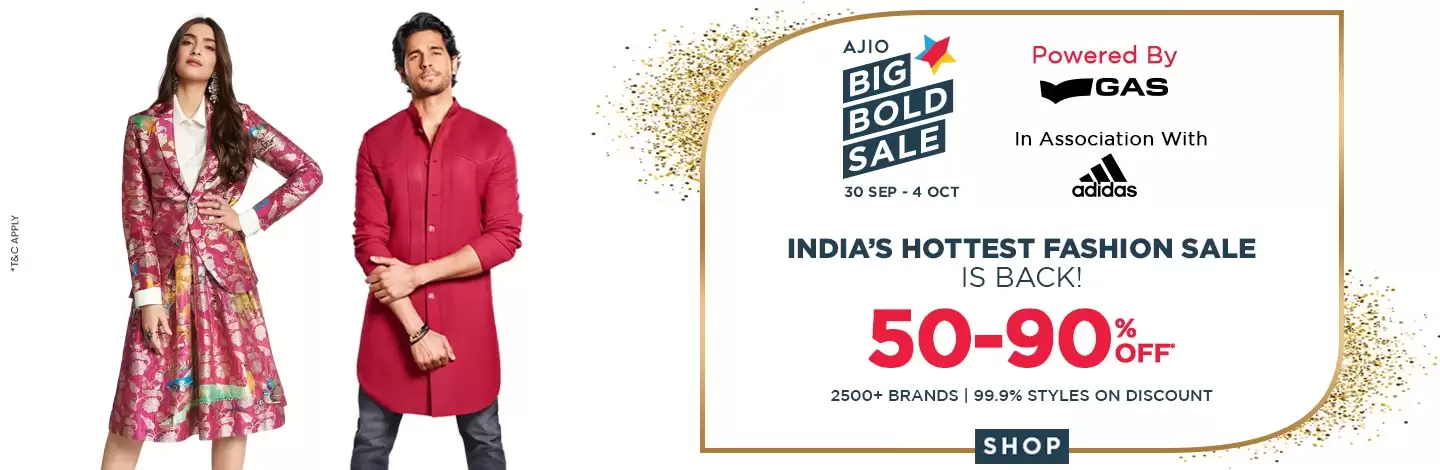 Get Upto 90% Off At Ajio On Top Brands