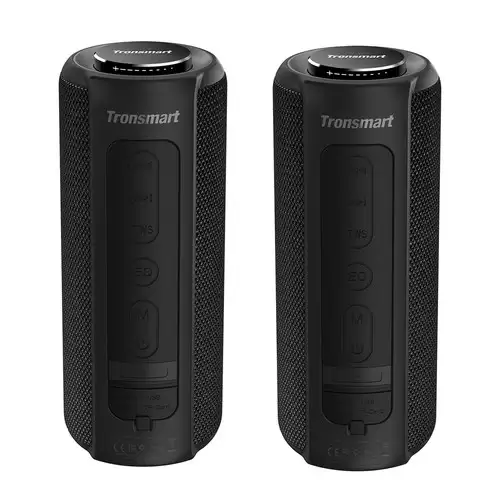 Pay Only $89.99 For [2 Packs] Tronsmart Element T6 Plus Portable Bluetooth 5.0 Speaker With 40w Max Output, Deep Bass, Ipx6 Waterproof, Tws - Black With This Coupon Code At Geekbuying