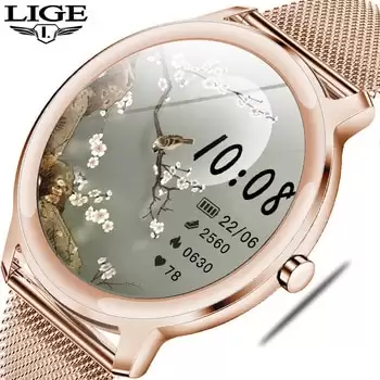 Order In Just $34.19 Lige 2020 New Smart Watch Women Physiological Heart Rate Blood Pressure Monitoring For Android Ios Waterproof Ladies Smartwatch At Aliexpress Deal Page