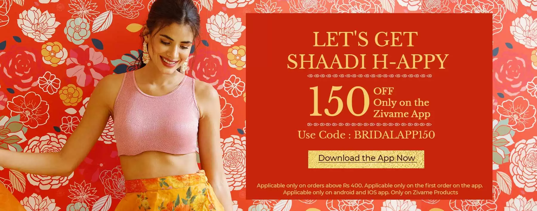 Get Rs. 150 Off On Bridal Range Items With This Discount Coupon At Zivame
