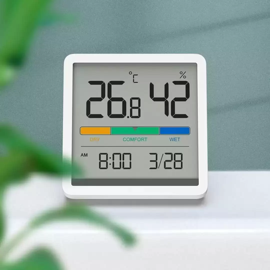 Order In Just $13.99 Xiaomi Miiiw Mute Temperature Humidity Clock Digital Hygrometer Alarm Clock Indoor Thermometer Humidity Monitor Smart Home With 3.34inch Huge Lcd Screen With This Coupon At Banggood