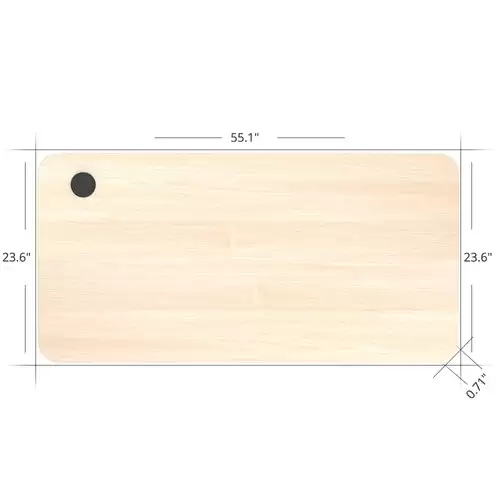 Pay Only $85.99 For Acgam 140*60*1.8 Cm Mdf High Quality Table Top Suitable For Acgam Electric Standing Desk Frame (single Motor And Dual Motor) - Wood With This Coupon Code At Geekbuying