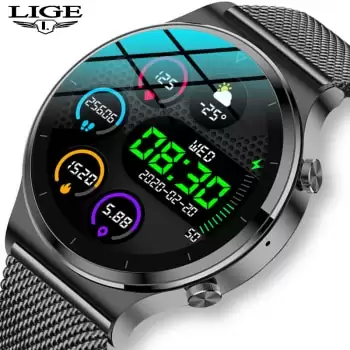Order In Just $31.44 Lige New Smart Watch Men Heart Rate Blood Pressure Full Touch Screen Sports Fitness Watch Bluetooth For Android Ios Smart Watch At Aliexpress Deal Page