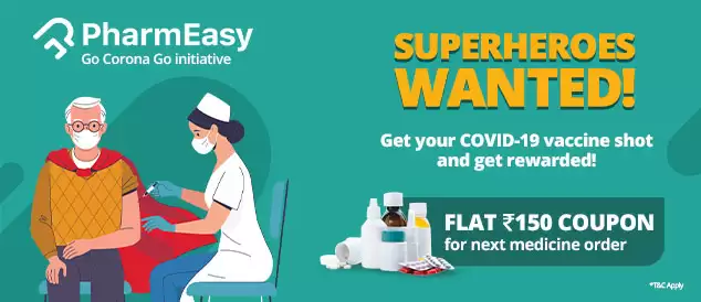 Get Rs.150 Coupon For Next Purchase At Pharmeasy
