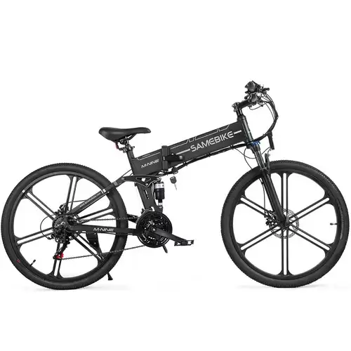 Pay Only $1029.99 For Samebike Lo26 Ii Smart Folding Electric Moped Bike 500w Motor 10ah Battery Max 35km/h Shimano 21 Gear Pure Electric Mode 35-40km Max Range 26 Inch Magnesium Alloy Rim Wheel - Black With This Coupon Code At Geekbuying