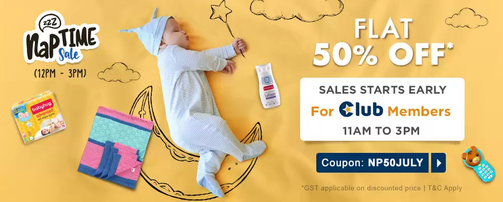 Flat 50% Off On Select Range At Firstcry