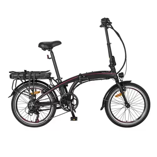 Pay Only $659.99 For Nakxus 20f039 20 Inch Folding Electric Bike 250w Motor 25km/h Shimano 7-speed Gears 36v 10ah Battery 50-55km Max Range Led Headlamp Ip54 Waterproof - Black With This Coupon Code At Geekbuying