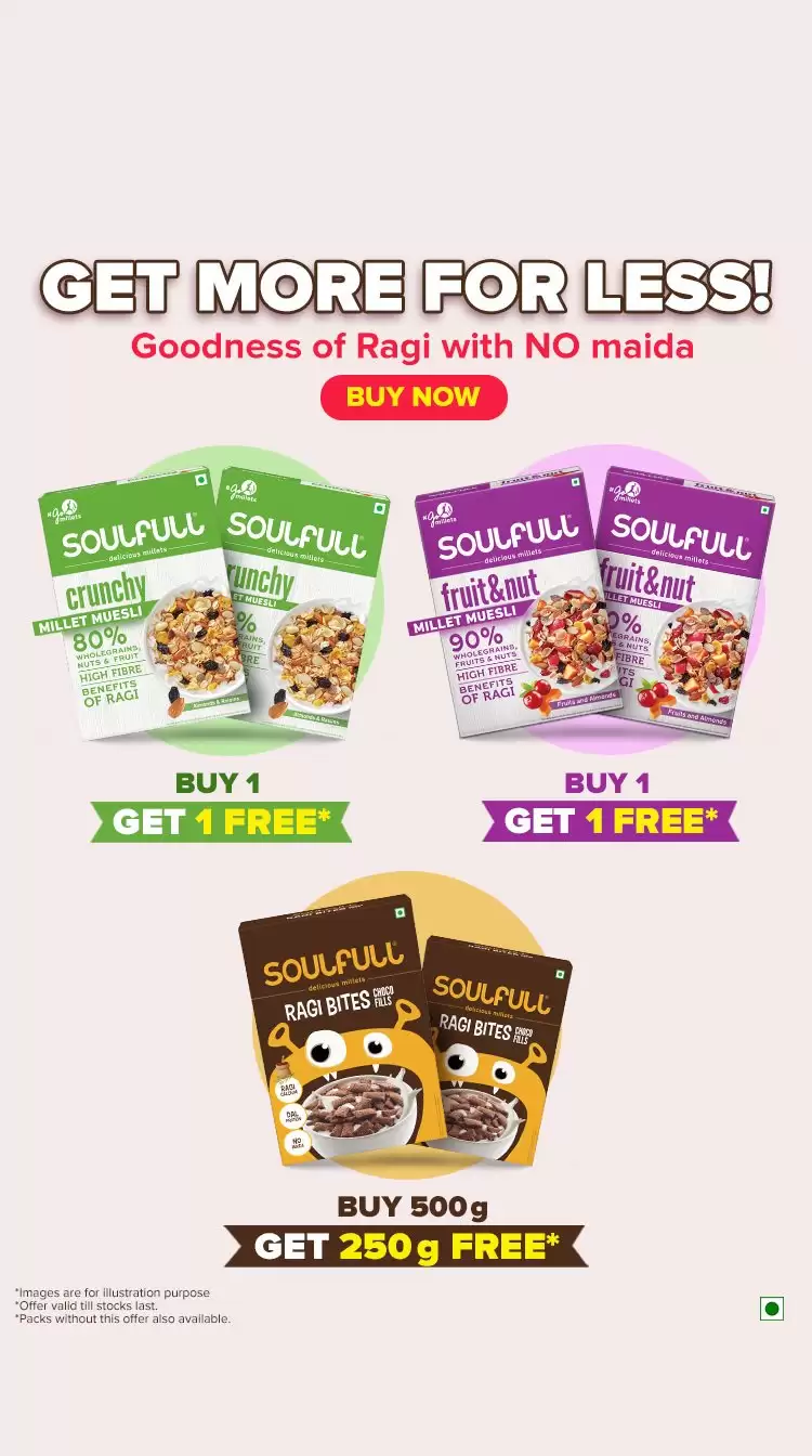 Enjoy Buy 1 Get 1 Free Offer On Muesli At Soulfull India