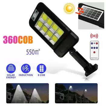 Order In Just $11.08 360cob Outdoor Solar Led Street Light Waterproof Wall Lamp Remote Control Upgrad Lantern Garden Square Highway Enhance Lighting At Aliexpress Deal Page