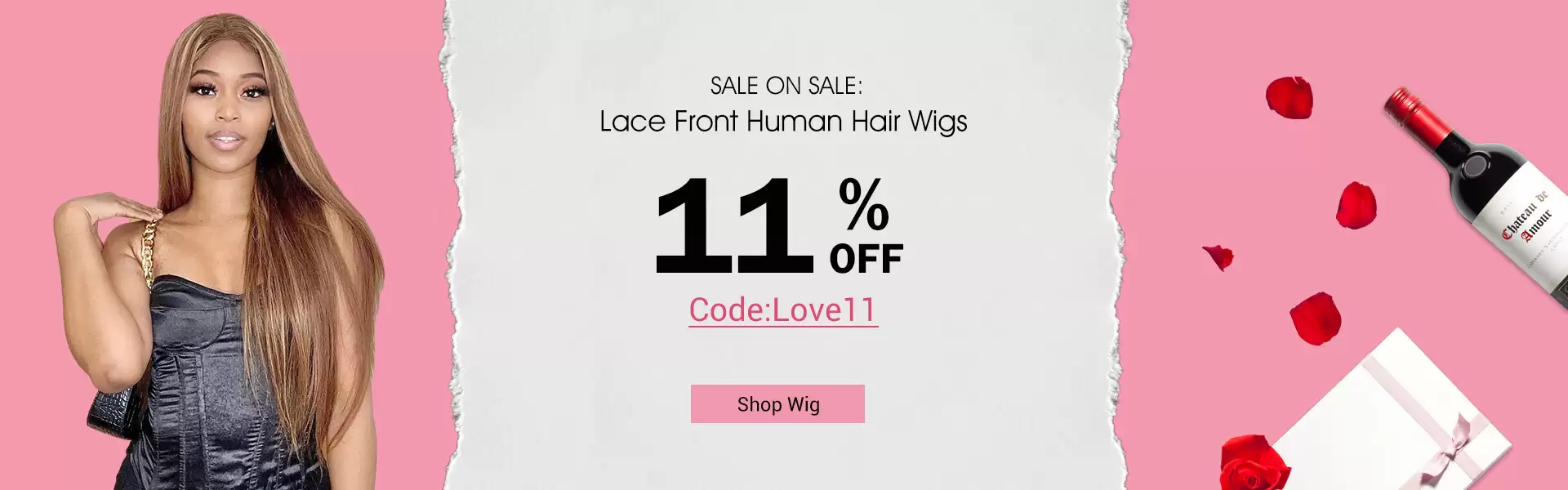 Get Extra 11% Off On Human Hair Wigs With This Discount Coupon At Jurllyshe.Com