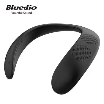 Order In Just $17.04 Bluedio Hs Bluetooth Speaker Column Neck-mounted Wireless Speaker Portable Bass Bluetooth 5.0 Fm Radio Support Sd Card Slot At Aliexpress Deal Page