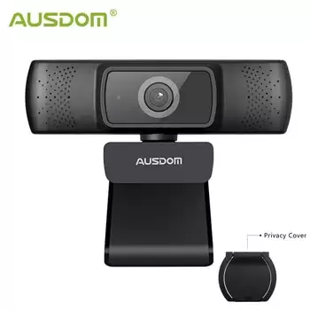 Order In Just $36.4 Ausdom Af640 Full Hd 1080p Webcam Auto Focus With Noise Cancelling Microphone Web Camera For Windows Mac At Aliexpress Deal Page
