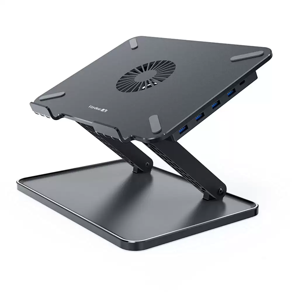 Order In Just $30.99 Vaydeer Laptop Cooling Stand Fast Fan Cooling 4 Usb Ports Extension Laptop Cooling Pad For Laptop Tablets Under 17inch With This Coupon At Banggood