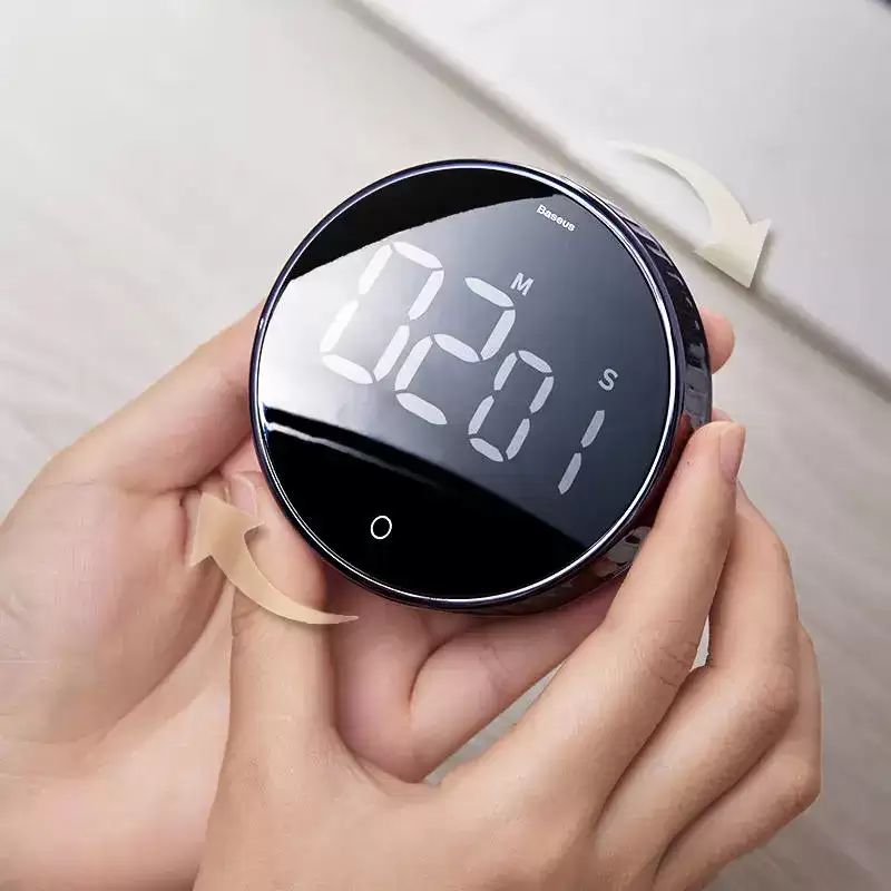 Order In Just $11.99 Baseus Magnetic Digital Timers Alarm Clock Mechanical Cooking Timer Alarm Counter Clock With This Coupon At Banggood