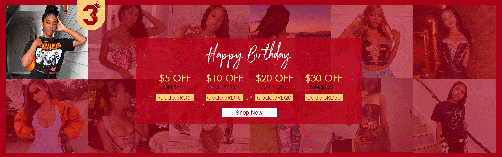 Get $5 To $30 Off With This Discount Coupon At Jurllyshe.Com