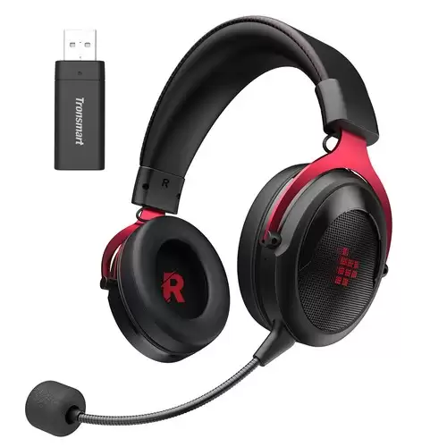 Pay Only $44.99 For Tronsmart Shadow 2.4g Wireless Gaming Headset -black+red With This Coupon Code At Geekbuying