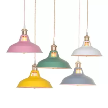 Order In Just $19.49 Retro Industrial Style Colorful Restaurant Kitchen Home Lamp Pendant Light Vintage Hanging Light Lampshade Decorative Lamps At Aliexpress Deal Page