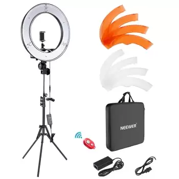 Order In Just $27.4 Neewer Led Ring Light Kit 18 Inch Ring Lamp Photo Light Ring For Youtube Makeup Studio Photography Ringlight With Light Stand At Aliexpress Deal Page