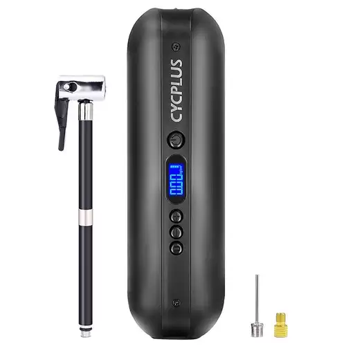 Pay Only $44.99 For Cycplus A2 150 Psi Electric Tyre Inflator Lcd Digital Intelligent Bicycle Air Pump Portable Air Pump Compressor - Black With This Coupon Code At Geekbuying