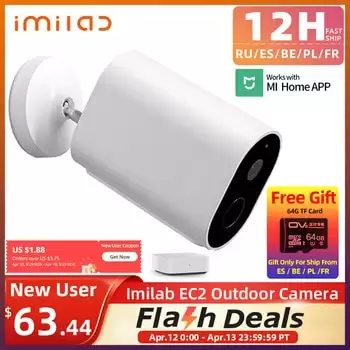 Order In Just $65.32 Xiaomi Mijia Imilab Smart Camera Hd 1080p Outdoor Mihome App Wireless Security Infrared Gateway Night Vision Ip66 Global Version At Aliexpress Deal Page