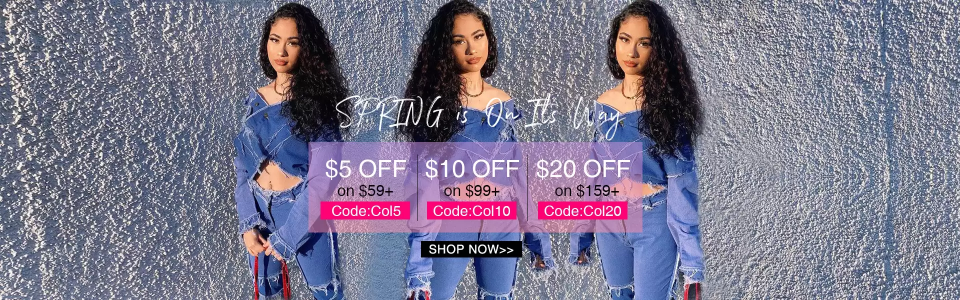 Get Upto $20 Off On Spring Collection With This Discount Coupon At Jurllyshe.Com