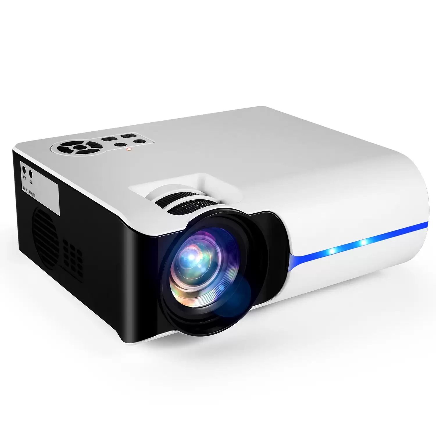 Order In Just $84.99 Vs315 Led Mini Projector Full Hd Supported 5000 Lumens 3500:1 Contrast Ratio 50000 Hours 150-inch Large Screen For Home Theater Outdoor Movie With This Coupon At Banggood