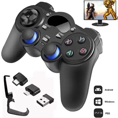 Pay Only $12.99 For 2.4g Game Wireless Controller With Otg Converter For Ps3/smart Phone Tablet Pc Smart Tv Box With This Coupon Code At Geekbuying