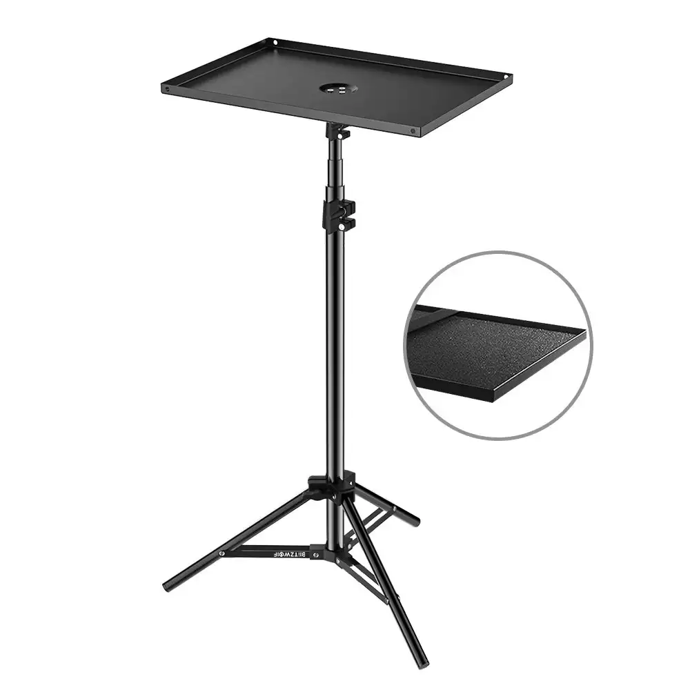 Order In Just $29.99 Blitzwolf Bw-vf1 Projector Stand Tripod With Large Tray Stable Portable Extensive Height Adjustable Simple Installation Portable To Carry For Indoor Outdoor Projection Movie With This Coupon At Banggood