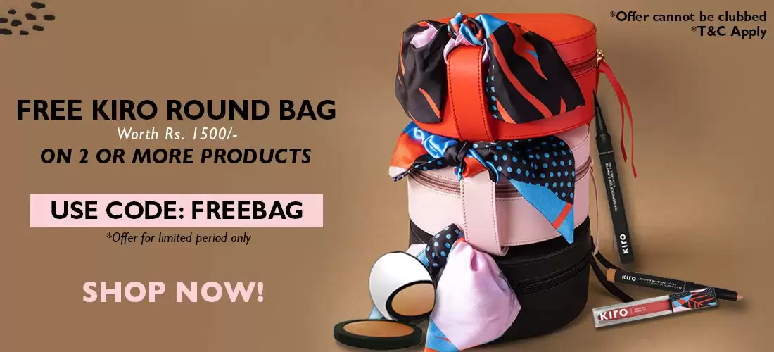 Buy 2 Items Get A Kiro Bag Free With This Coupon Code At Kirobeauty.Com