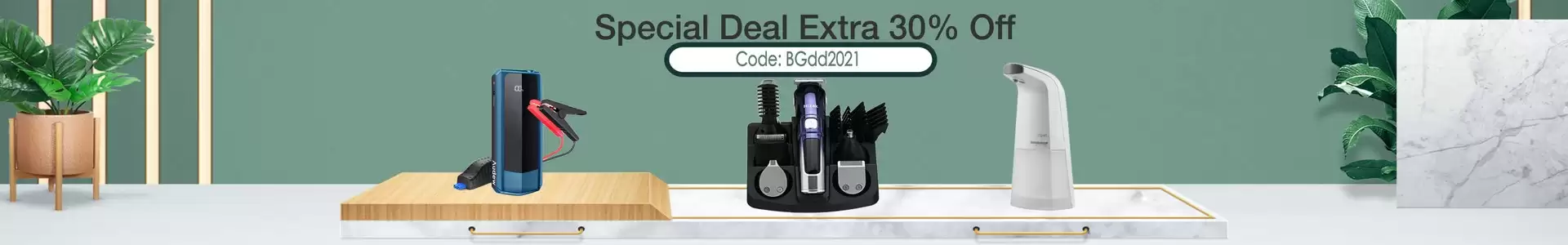 Get Extra 30% Off On Tools And Health Care Items With This Discount Coupon At Banggood