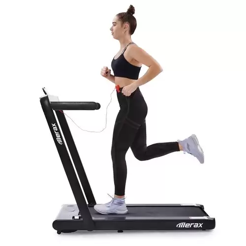 Pay Only $519.99 For Merax 2.25 Hp Electric Folding Treadmill 2-in-1 Running Machine With Remote Control/led Display Fully Assembled Portable - Black With This Coupon Code At Geekbuying