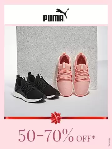 Take 70% Off On Puma Items At Ajio Deal Page