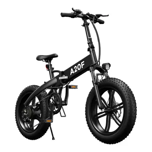 Pay Only $959.99 For Ado A20f Off-road Electric Folding Bike 20*4.0 Inch 500w Brushless Dc Motor Shimano 7-speed Rear Derailleur 36v 10.4ah Removable Battery 35km/h Max Speed Pure Power Up To 50km Range Aluminum Alloy Frame - Black With This Coupon Code At Geekbuying