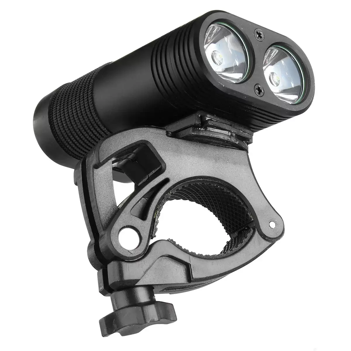 Order In Just $14.99 3000lm Double Led Rechargeable Bicycle Head Light Bike Type-c Lamp+rotating Mount Headlamp With This Coupon At Banggood