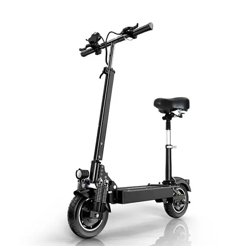 Pay Only $985.99 For Janobike T10 Pro Folding Off-road Electric Scooter 10 Inch 23ah Battery 1200w * 2 Motor 10 Inch Wheels Aluminum Alloy Body Max Speed 70km/h Up To 80km Range Hydraulic Brake With Seat - Black With This Coupon Code At Geekbuying