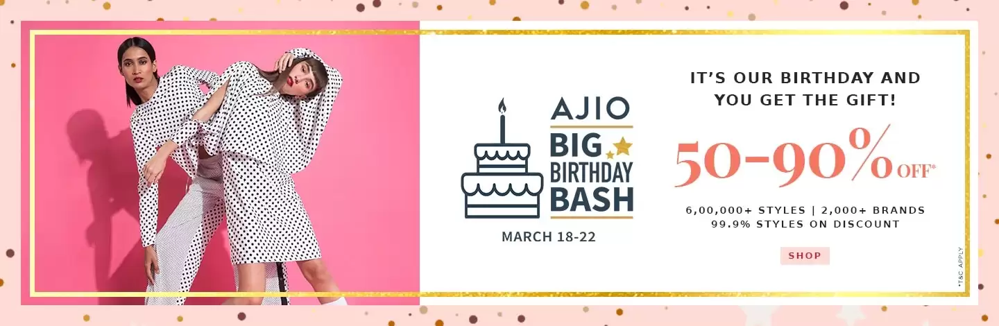 Get 50-90% Discount At Big Bash Sale At Ajio Deal Page