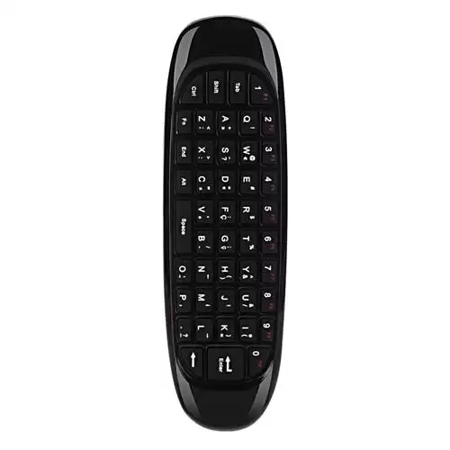 Pay Only $8.99 For C120 Portuguese Version 6-axis Gyro 2.4g Wireless Air Mouse Qwerty Keyboard For Android/windows/mac Os/linux Systems - Black With This Coupon Code At Geekbuying