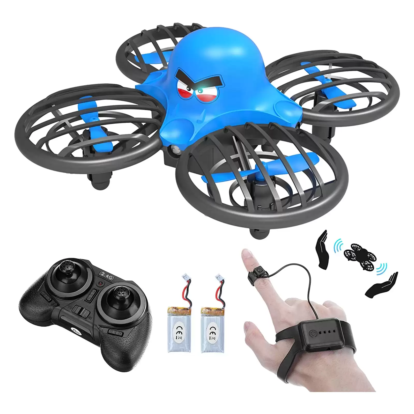 Order In Just $25.19 Flyhal F111 Mini Drone Gesture Sensing Control 360° Flip Led Light Altitude Hold Rc Quadcopter - Two Batteries With This Coupon At Banggood
