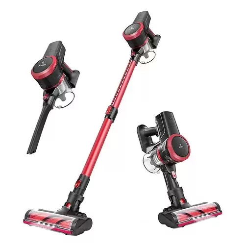 Order In Just $135.99 Moosoo K17 2 In 1 Handheld Cordless Vacuum Cleaner 250w Motor 23kpa Strong Suction 2200 Mah Battery 30 Minutes Run Time For Hard Floor, Carpet ,pet Hair - Red With This Discount Coupon At Geekbuying