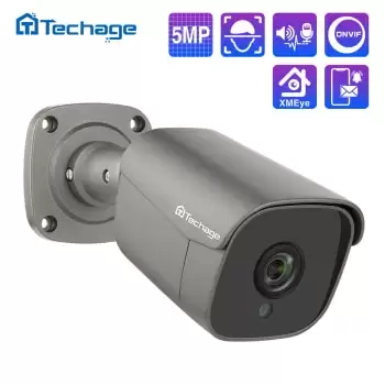 Order In Just $30 Techage H.265 5mp Full Hd Security Poe Ip Camera Two Way Audio Ai Camera Ir-cut Outdoor Video Surveillance For Nvr System At Aliexpress Deal Page