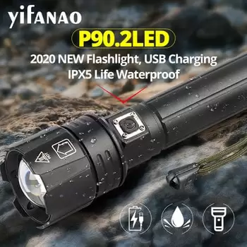 Order In Just $10.45 Most Powerful Xhp90.2 Led Flashlight Usb Rechargeable Zoom Torch Use 18650 26650 Battery Best Camping Light Xhp50 Led Flash At Aliexpress Deal Page