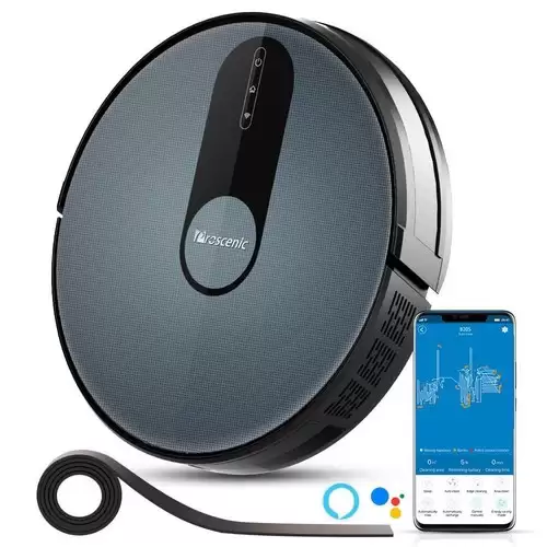 Pay Only $153.99 For Proscenic 820s Robot Vacuum Cleaner 1800pa Powerful Suction 3 Modes Auto Boost 600ml Dust Box Wifi Connectivity Alexa Control For Pet Hair, Dust And Fine Dust - Black With This Coupon Code At Geekbuying