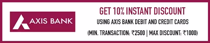 Get Extra 10% Off With Axis Bank Cards At Ajio